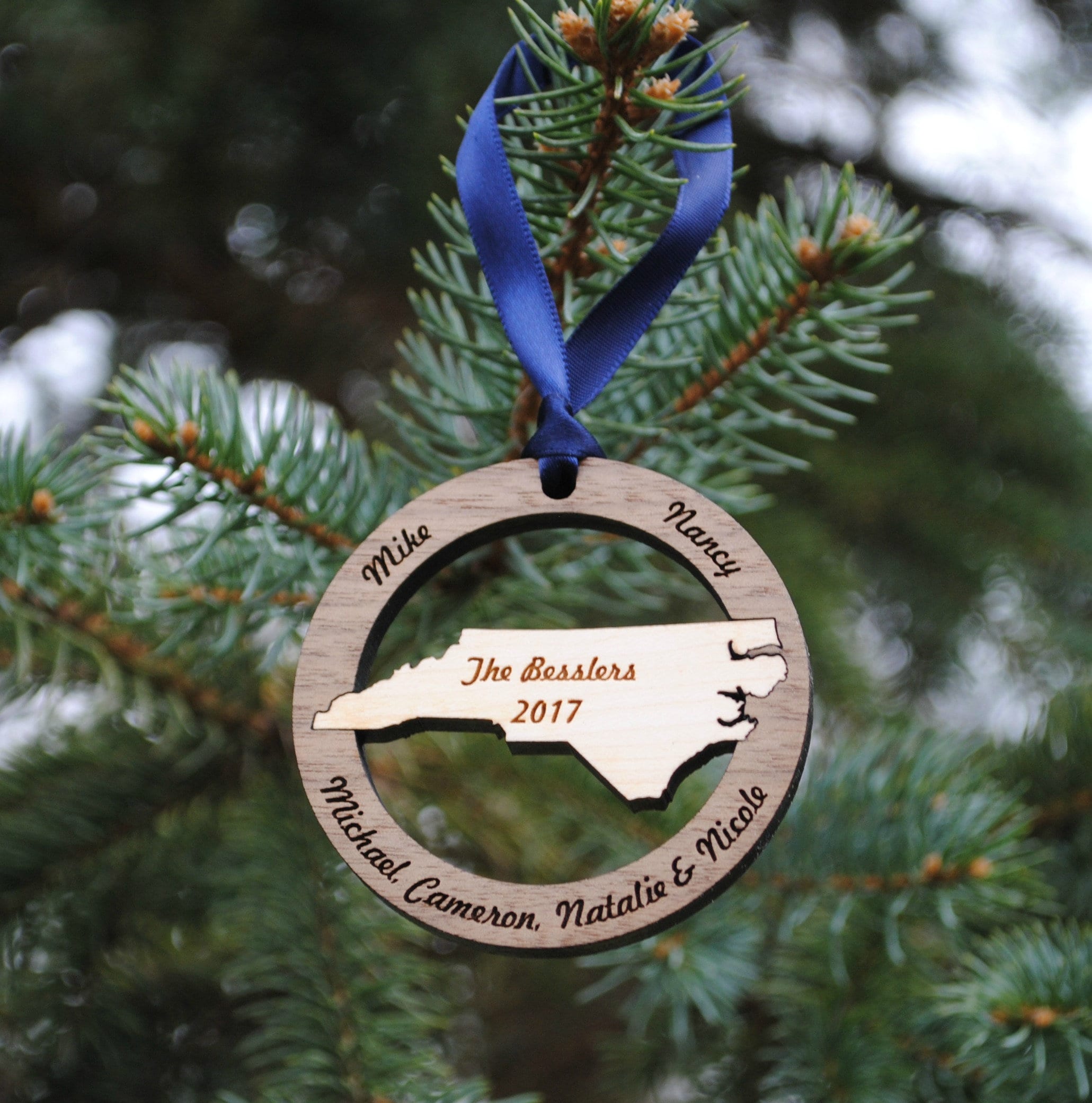 Personalized State Christmas Ornament ANY STATE COUNTRY or Etsy