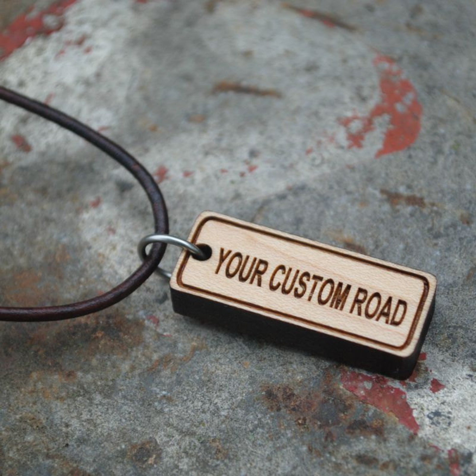 Create Your Own Custom Street Sign KEYCHAIN or NECKLACE gift Etsy