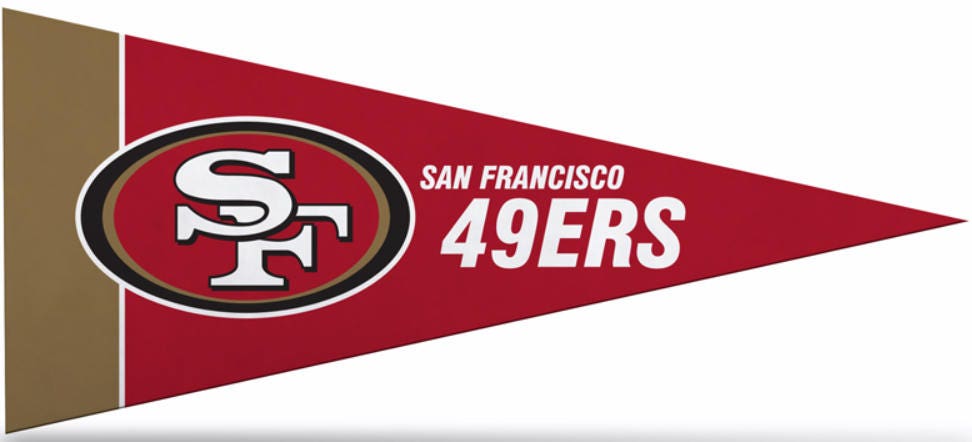 NFL シカゴ・ベアーズ 4 x 6フィート フラッグ（San Francisco