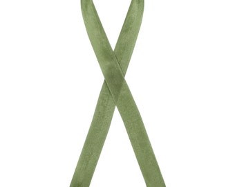 Moss Green 031 Seam Binding 2.0 Rayon Ribbon - 1/2"