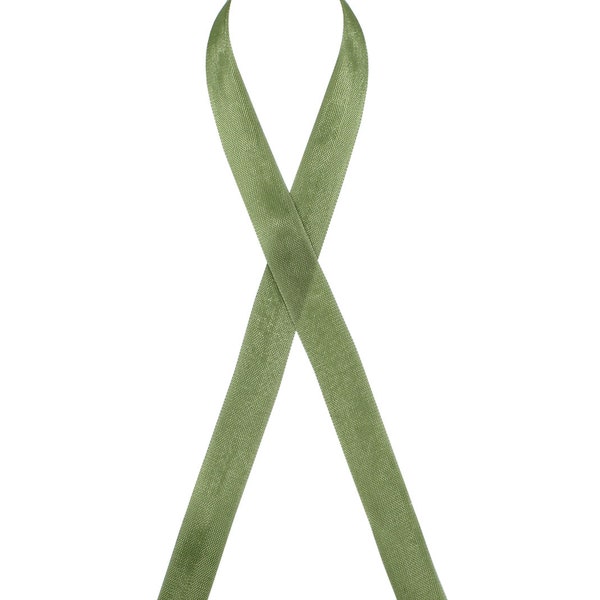 Moss Green 031 Seam Binding 2.0 Rayon Ribbon - 1/2"