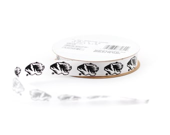 9/16" Missouri Tigers Ribbon - Lizenz by Offray - 9 Füße