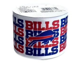 2.5" NFL Buffalo Bills Ribbon, Licensed Offray Ribbon