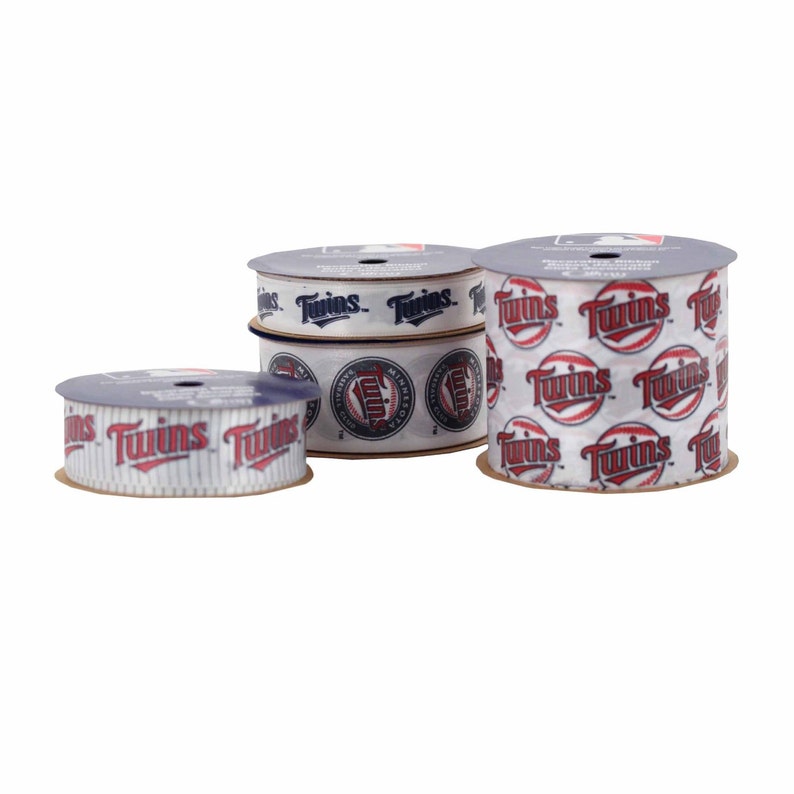 Offray 4pack MLB Minnesota Twins Ribbon Licensed by Offray Etsy