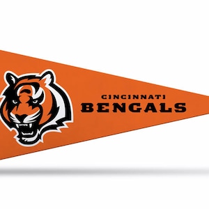 Cincinnati Bengals NFL Felt Mini Pennants, 4&quot; x 9&quot; - Licensed by Rico