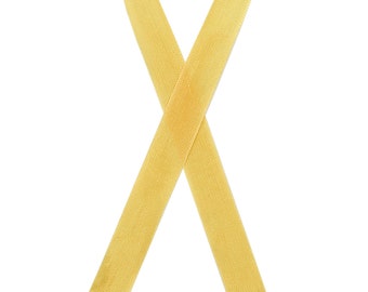 Antique Gold 076 Rayon Seam Binding 2.0 Ribbon -  1/2"
