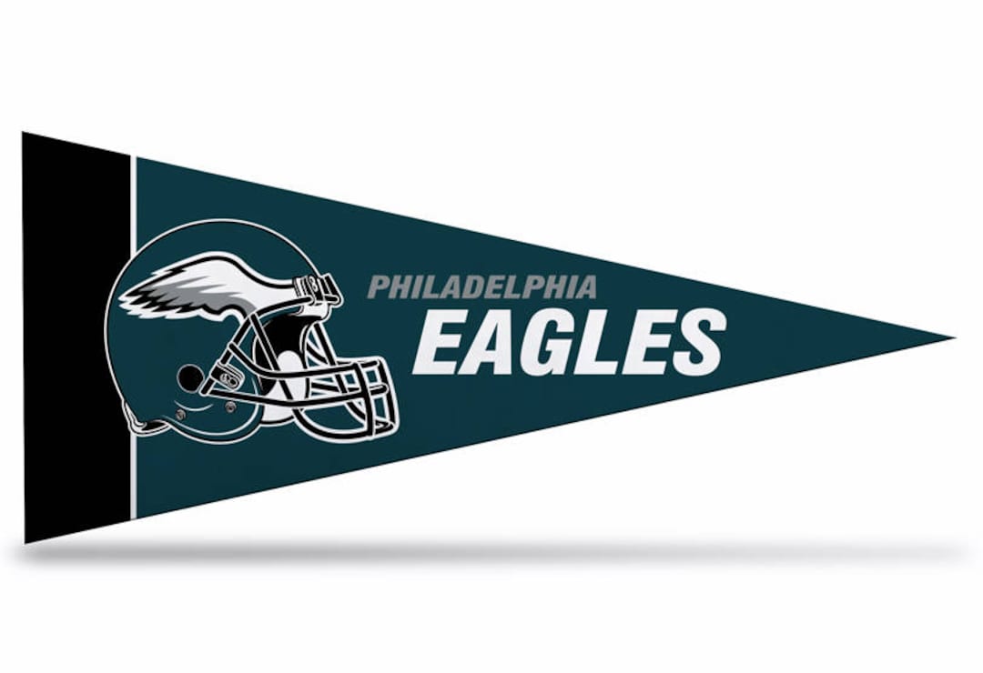 Philadelphia Eagles NFL Felt Mini Pennants, 4" X 9" - Licensed by Rico ...