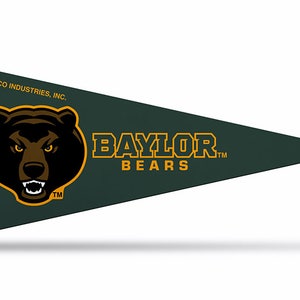 Baylor Bears Felt Mini Pennants, 4&quot; x 9&quot; - Licensed by Rico