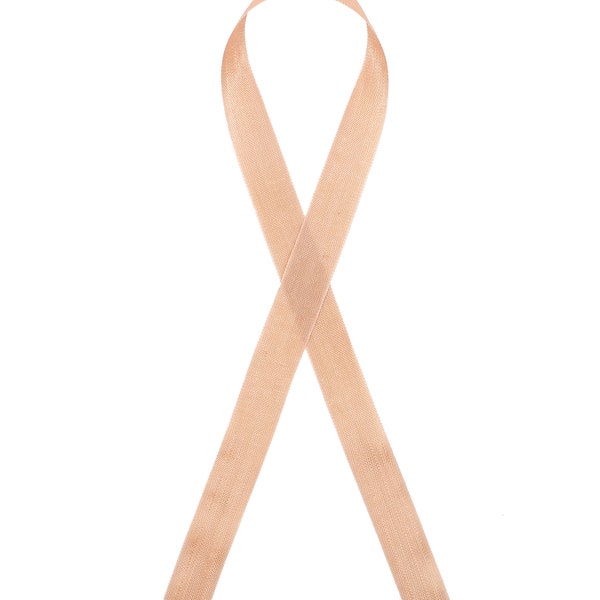 Peachy Beige 129 Seam Binding Rayon 2.0 Ribbon -  1/2"