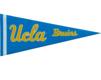 Large Vintage University of California UCLA Bruins Souvenir Felt