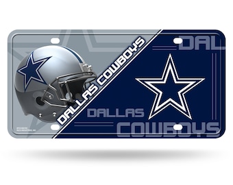 Dallas Cowboys NFL Metall Nummernschild, lizenziert von Rico