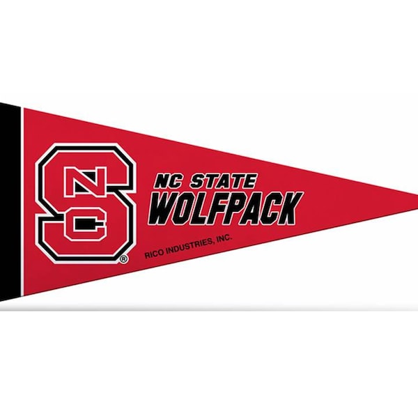 North Carolina State Licensed NCAA Mini Pennants, 4" x 9"