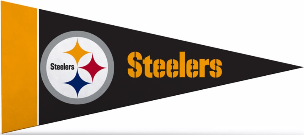 Pittsburgh Steelers NFL Felt Mini Pennants, 4