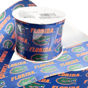 2.5&quot; Florida Gators Ribbon, Licensed Offray Ribbon