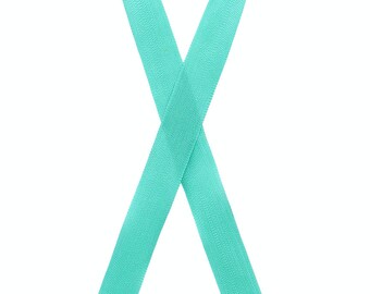 New Aqua 185 Seam Binding 2.0 Rayon Ribbon -  1/2"