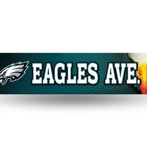 Philadelphia Eagles NFL Plastic Street Sign