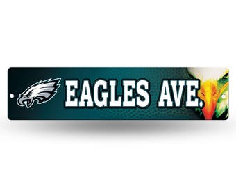 Philadelphia Eagles NFL Plastic Street Sign