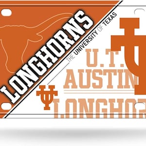&quot;Texas Longhorns &quot;&quot;NCAA&quot;&quot; Nummernschild aus Metall.&quot;
