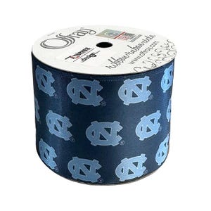 2 1/4" North Carolina Ribbon, Licensed Offray Ribbon