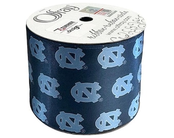 2 1/4" North Carolina Ribbon, Licensed Offray Ribbon