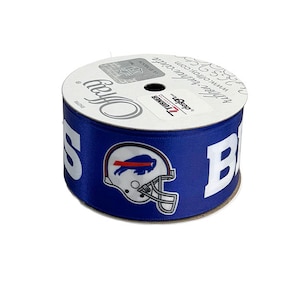 1,5 ""NFL Buffalo Bills Webband, Lizensiertes Offray Webband."