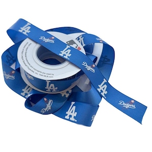 Los Angeles Dodgers 7/8" grosgrain lint - Officieel gelicentieerd