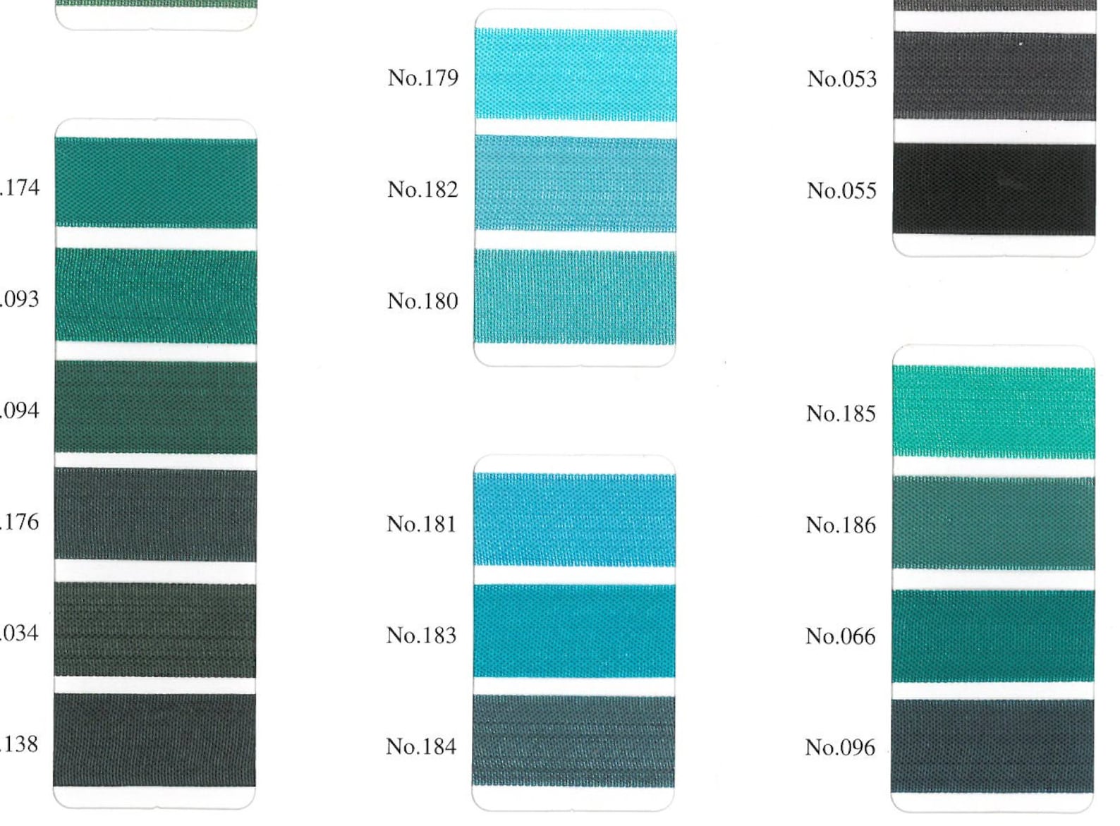 New Seam Binding Rayon Ribbon 2.0 Color Card by Zipperstop Etsy