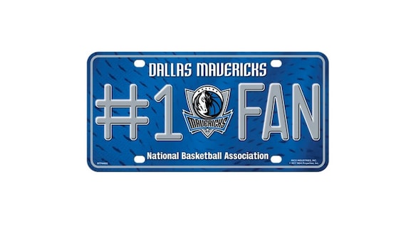 Dallas Maverick NBA 1 Fan Metal License Plate Licensed By - Etsy 日本