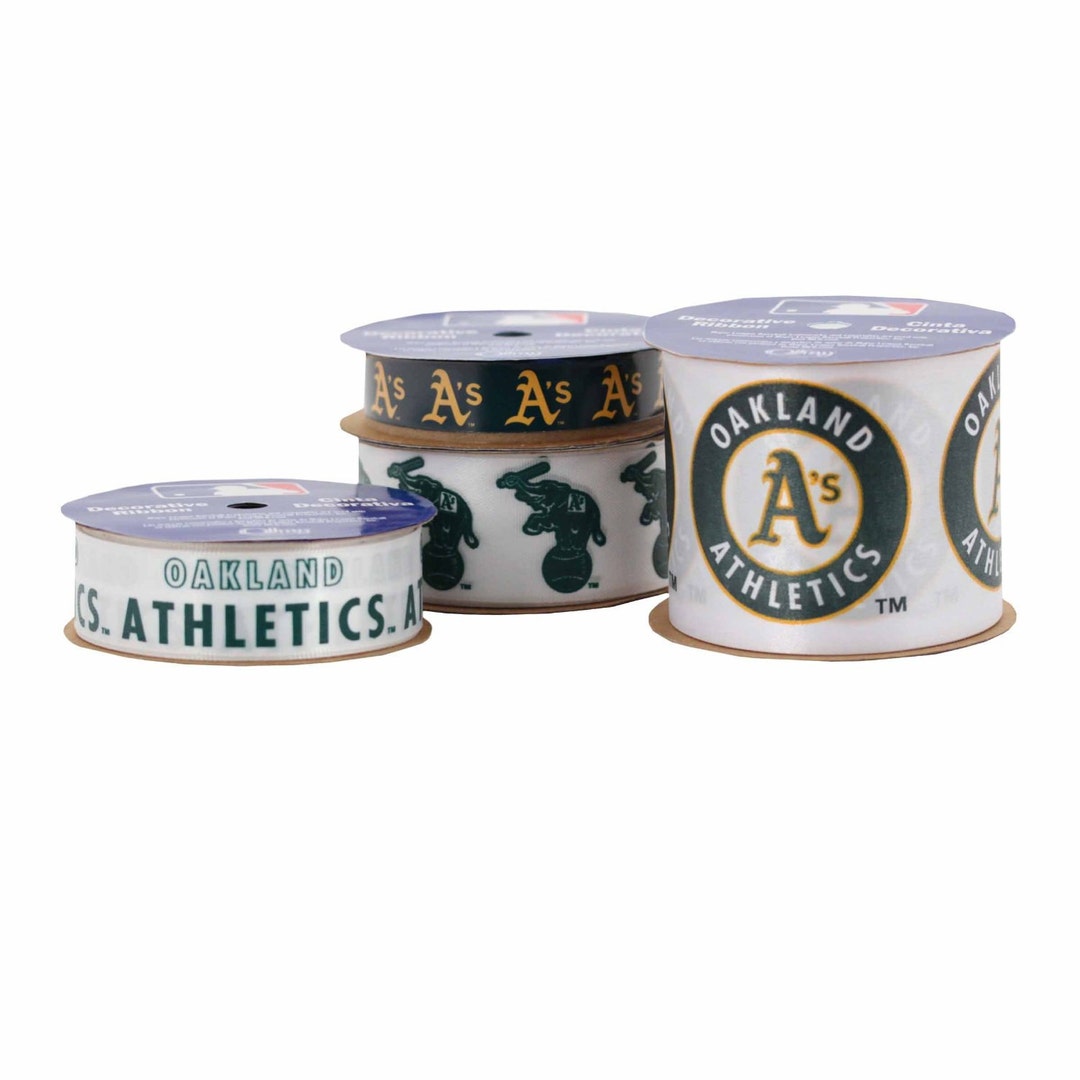 Mlb Ribbons Offray 4-pack MLB Oakland Athletics Ribbon, Licensed by Offray - Etsy