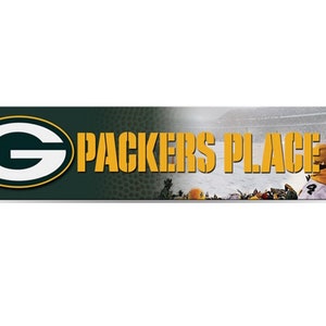 Green Bay Packers NFL Plastic Street Sign - Licensed By Rico