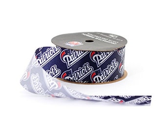 Fita New England Patriots de 1-5/16", 12 pés, licenciada por Offray