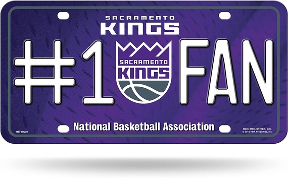 Sacramento Kings #1 Fan Metal License Plate - Etsy