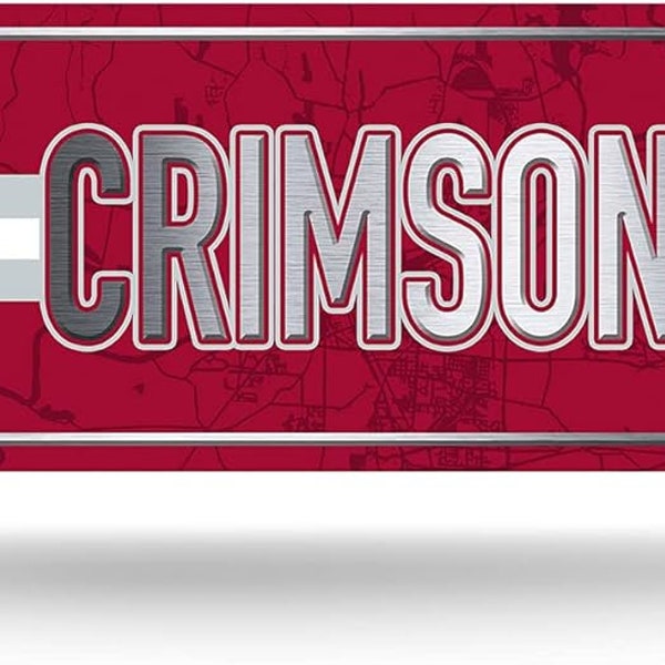 Alabama Crimson Tide NCAA Metal Street Sign