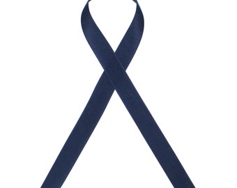 Navy 028 Seam Binding 2.0 Rayon Ribbon -  1/2"