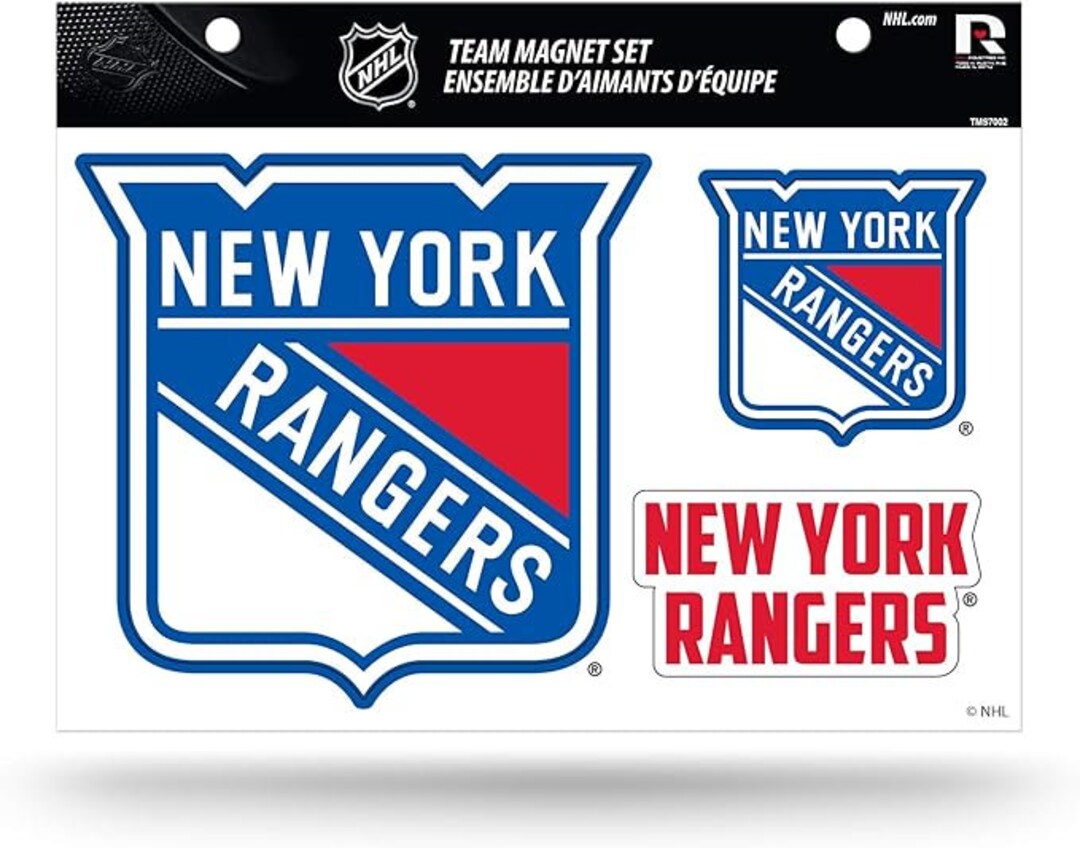 New York Rangers NHL Team Magnet Sheet - Etsy
