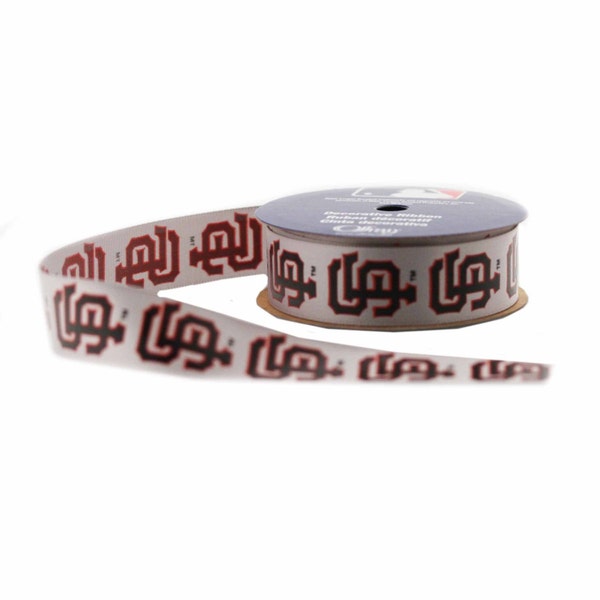 Offray MLB San Francisco Giants Fabric Ribbon, 7/8-Inch by 9-Feet, Licensed by Offray