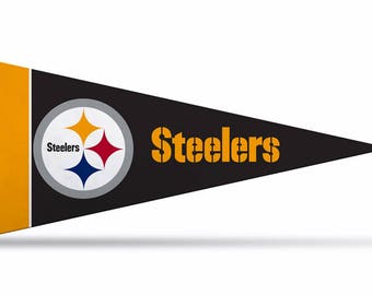 Pittsburgh Steelers NFL Filt Mini Vimplar, 10 x 23 cm - Licensierad av Rico
