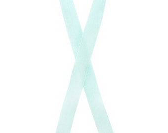 Turquoise 177 Seam Binding 2.0 Rayon Ribbon -  1/2"
