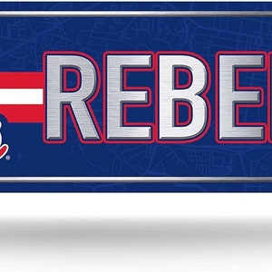 Ole Miss Rebels NCAA Metal Street Sign