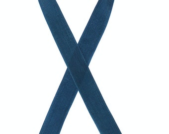 Heather Blue 096 Seam Binding 2.0 Rayon Ribbon - ¡Encuadernación de costura! 1/2" x 100 yardas