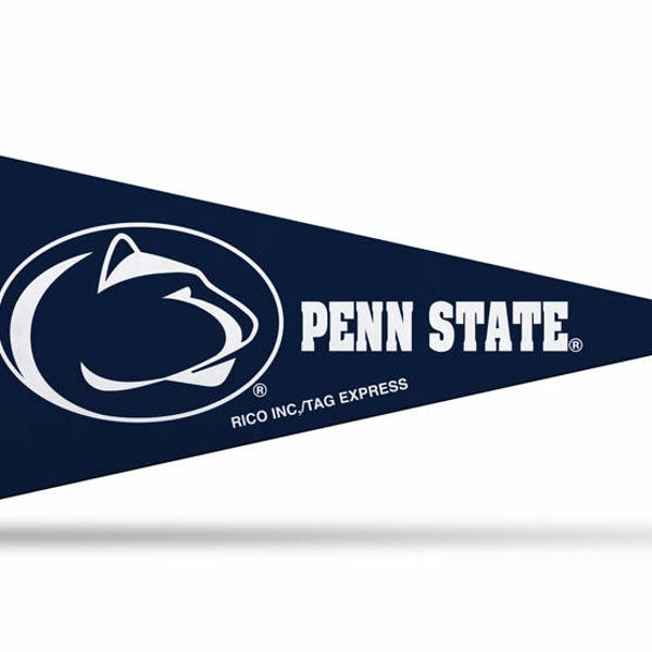 Penn State Nittany Lions Felt Mini Pennants, 4" x 9", Licensed by Rico