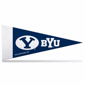 BYU Cougars NCAA Felt Mini Pennants, 4&quot; x 9&quot; - Licensed by Rico