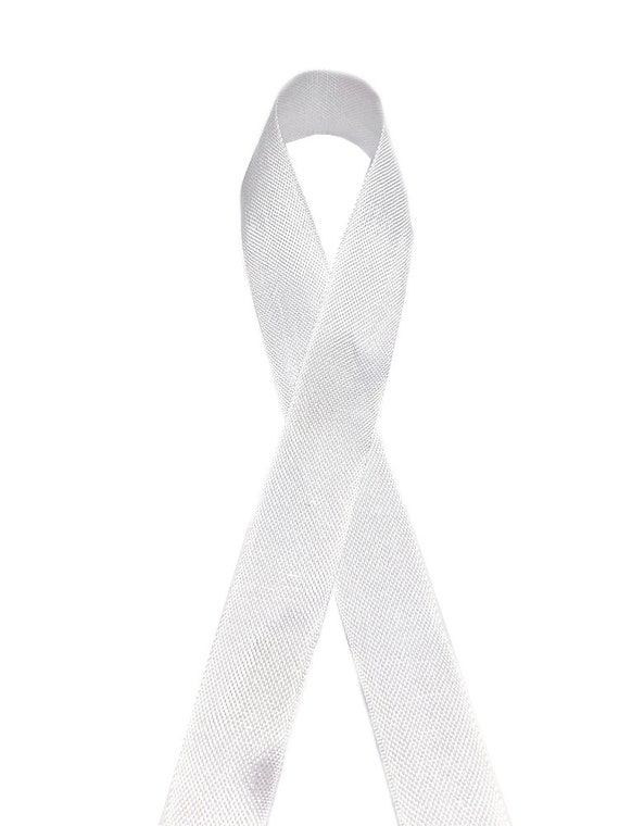 Vintage Style Seam Binding Ribbon - Marshmallow White - 1/2 inch