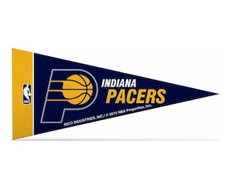 Indiana Pacers Licensed NBA Mini Pennants, 4" x 9"
