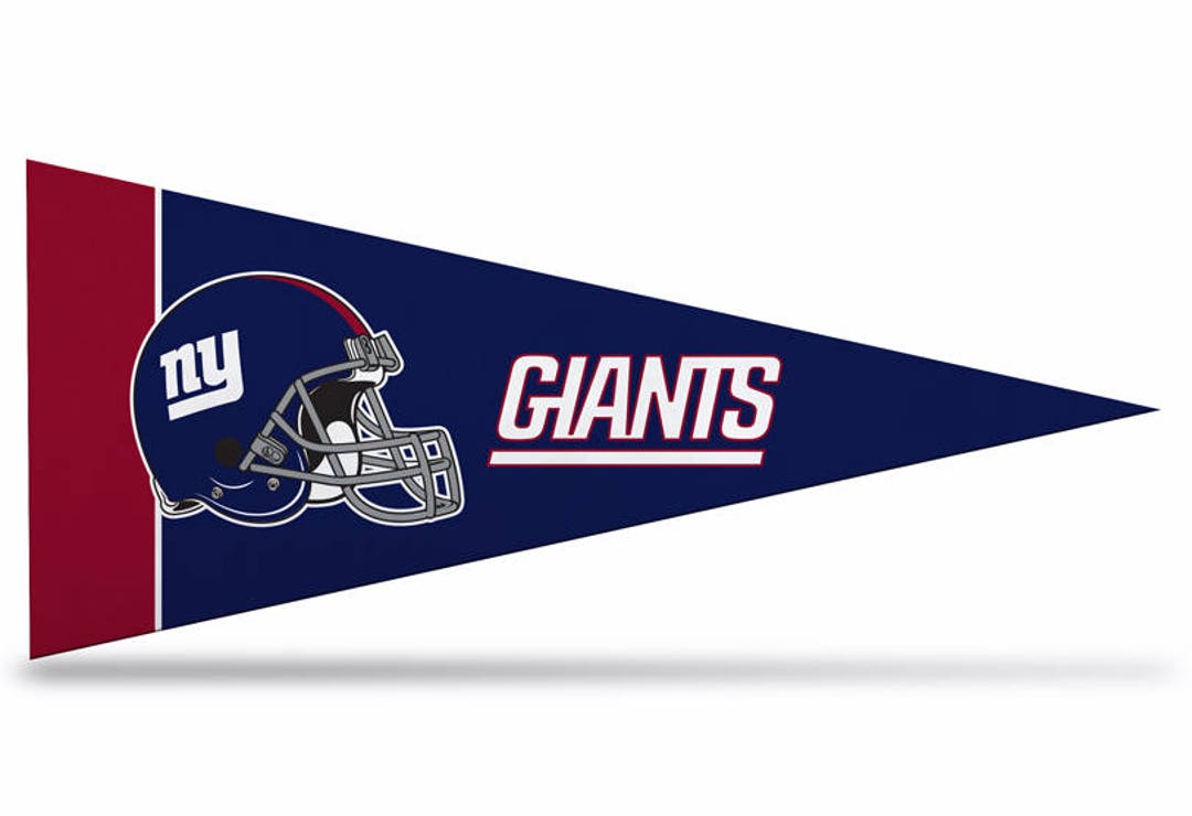 New York Giants NFL Felt Mini Pennants, 4 X 9, Licensed by Rico Etsy