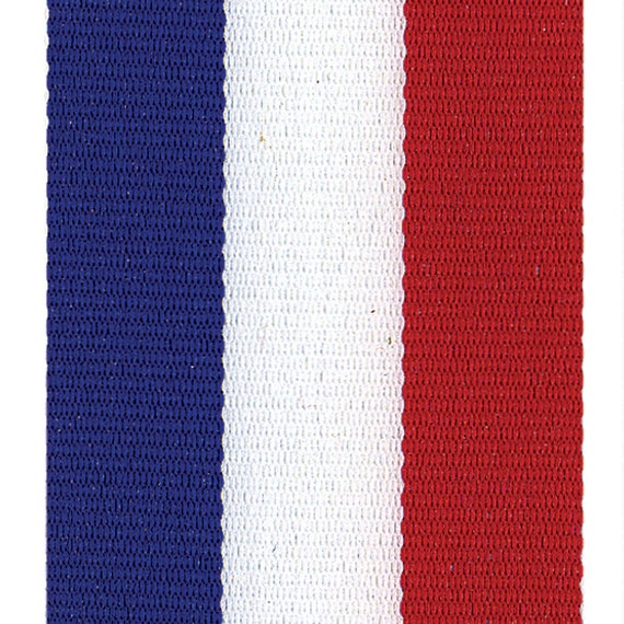 3/8 Tri-Stripe Grosgrain Ribbon 4th of July Made in USA Red/White/Blue 3/8 Tri-Stripe Grosgrain Ribbon 4th of July Made in USA Red/White/Blue