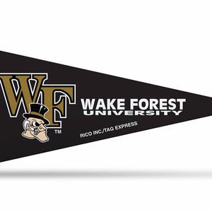 Wake Forest University Felt Mini Pennants, 4" x 9", Licensed by Rico