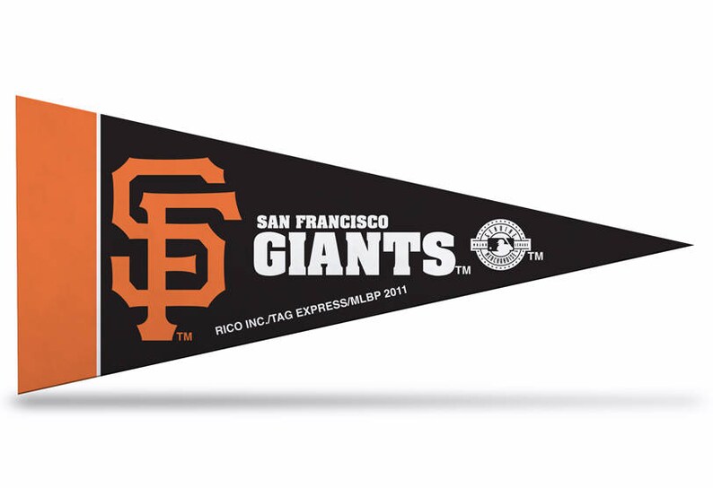 San Francisco Giants MLB Felt Mini Pennants 4 X 9 Etsy