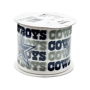 2,5-calowa wstążka NFL Dallas Cowboys, licencjonowana wstążka NFL Offray