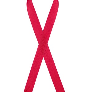 Ruban de rayonne rouge à lèvres 167 Seam Binding 2.0 - 1/2"
